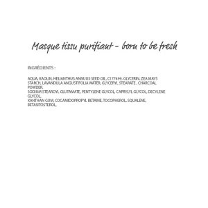 Adopt Born To Be Fresh^ Purifying